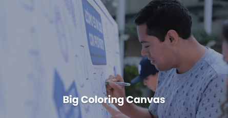 Creando un Big Coloring Canvas para la Universidad del Pacífic"