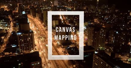 Mapping Canvas Movistar, Proyección en gran formato